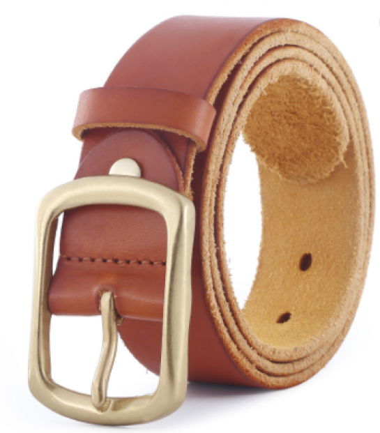 HIGH QUALITY LEATHER BELT (BROWN)